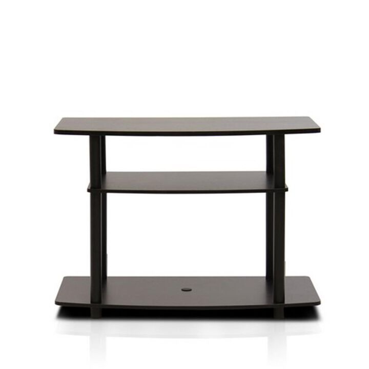 Furinno Furinno 13192DBR/BK Turn-N-Tube No Tools 3-Tier TV Stands
