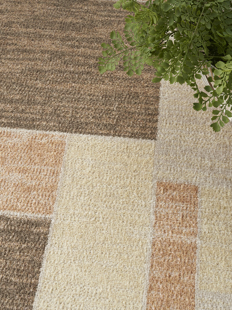 Astra Machine Washable ASW09 Beige/Multicolor 3'3" x 5' Rug