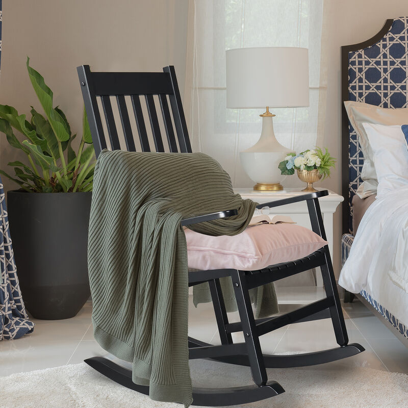 Rocking Chair Classic & Comfortable Rocker for Indoor or Outdoor Relaxation