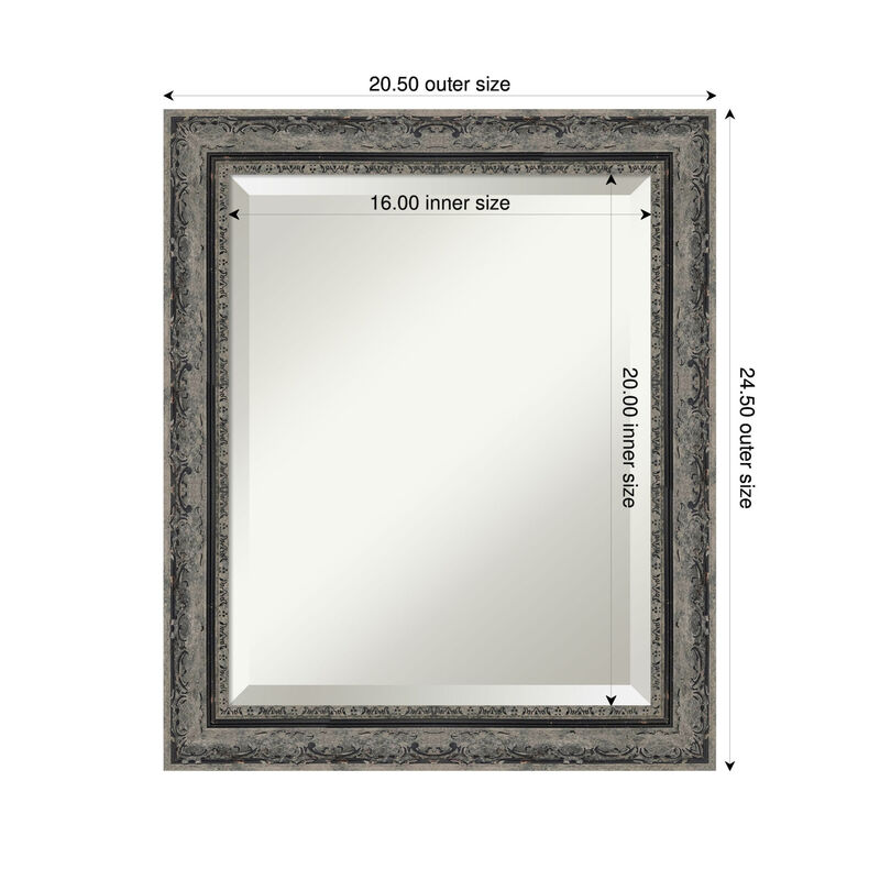 Filigree Beveled Framed Wall Mirror image number 4