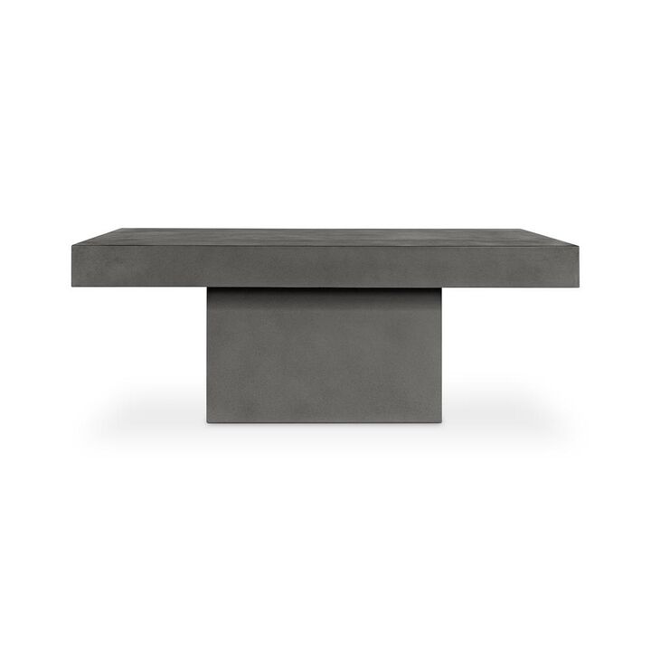 Moe’s Maxima Outdoor Coffee Table Dark Grey