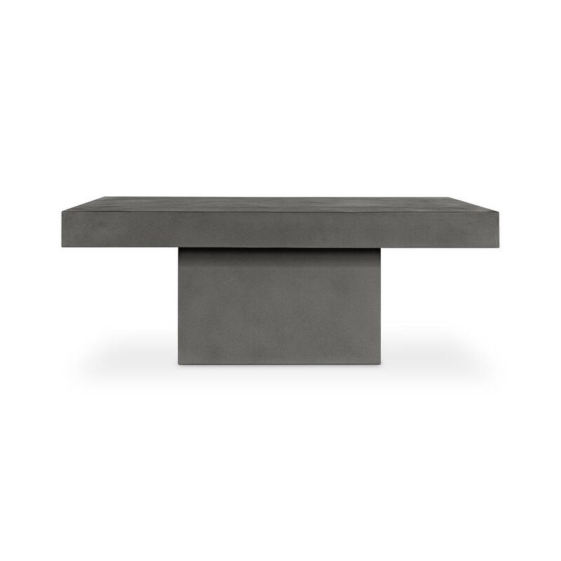 Moe’s Maxima Outdoor Coffee Table Dark Grey