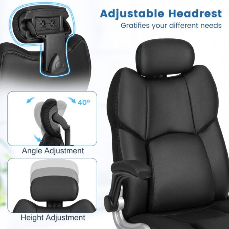 Hivvago Kneading Massage Office Chair with Adjustable Headrest
