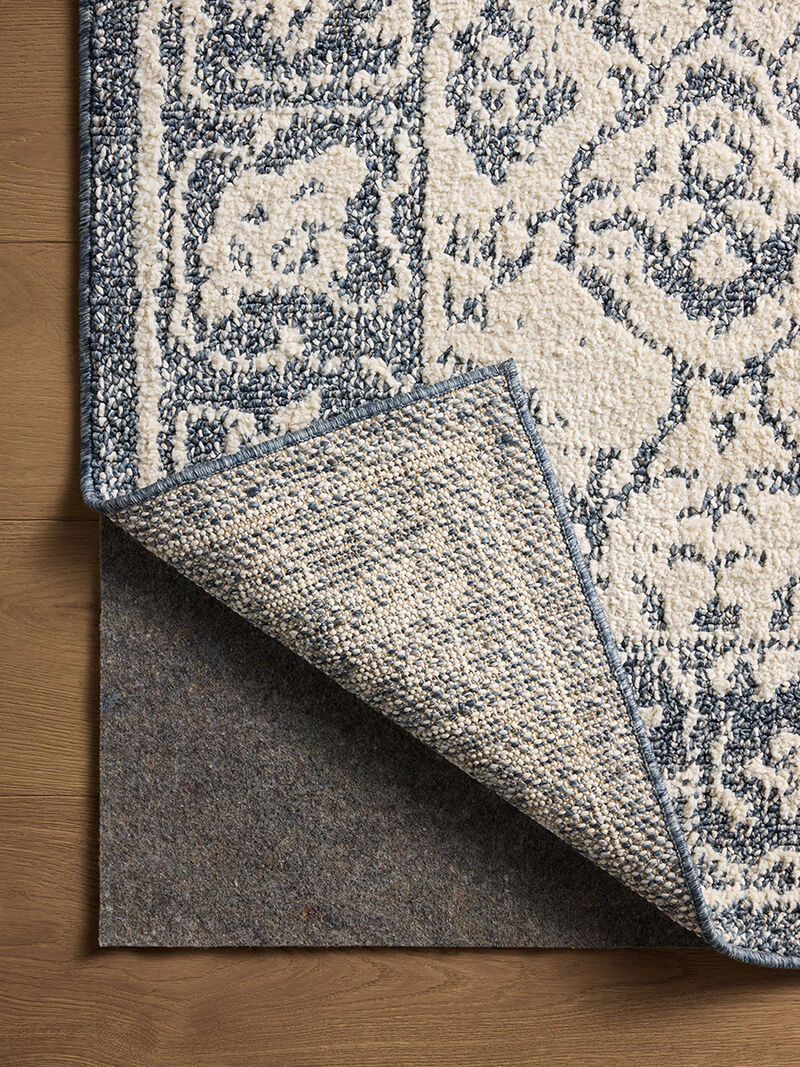 Gigi GIG02 Ivory/Blue 5'3" x 7'6" Rug by Magnolia Home by Joanna Gaines x Loloi