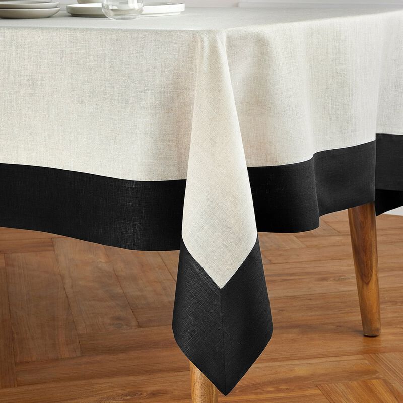 Solino Home 100% Pure Linen Tablecloth - Contempo