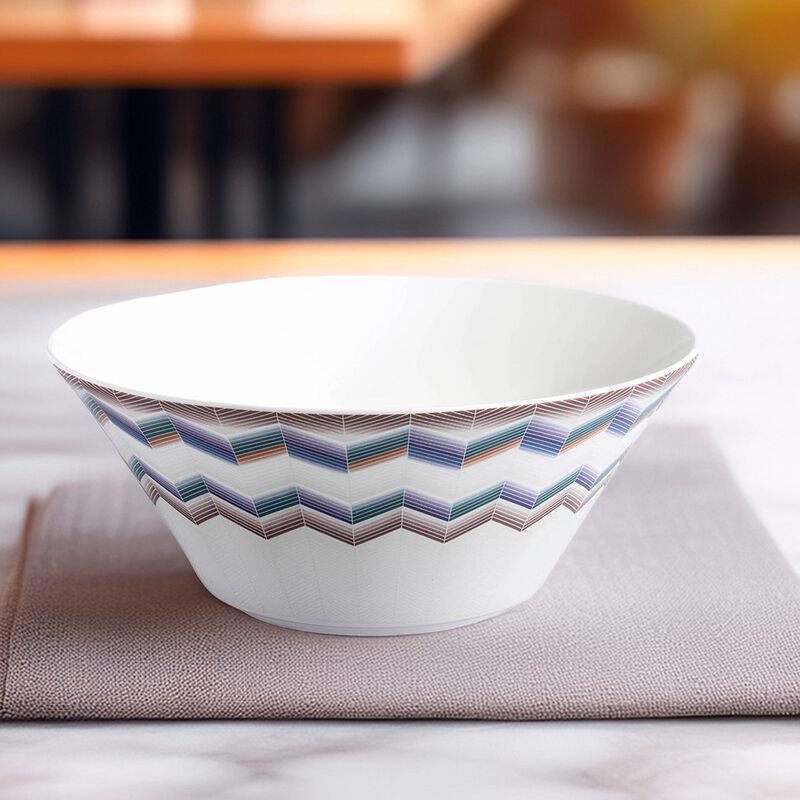 Salad Bowl ZIG ZAG JARRIS 148, diam. 10.43", H 4.33" image number 2