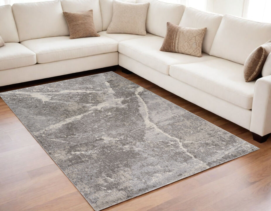 HomeRoots Abstract Area Rug
