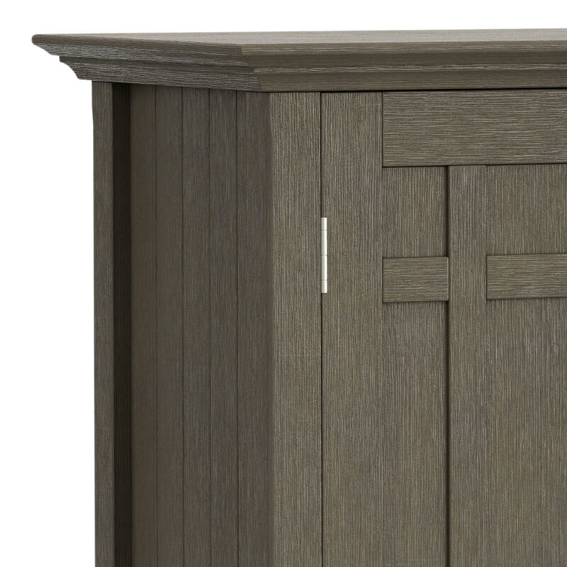 Simpli Home Bedford Sideboard Buffet and Wine Rack image number 6