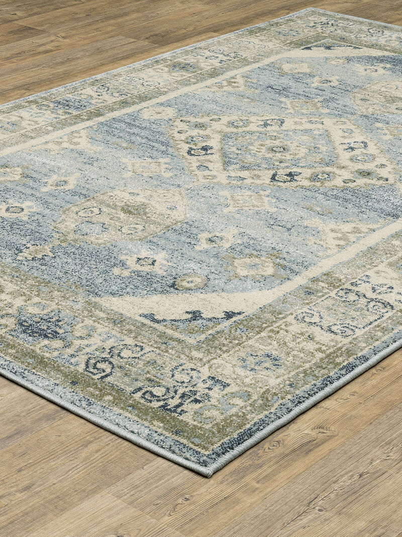 Branson 03A 5'3" x 7'3" Blue Rug image number 2