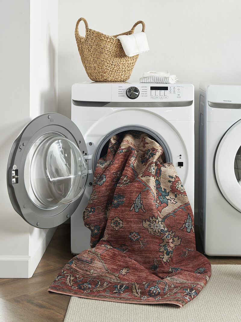 Grand Washables GRW03 Rust/Multicolor 2' x 6' Rug