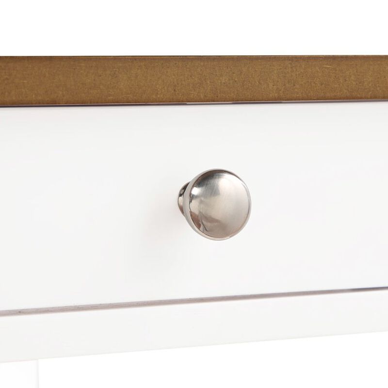 Convenience Concepts American Heritage 1 Drawer Chairside End Table with Shelves