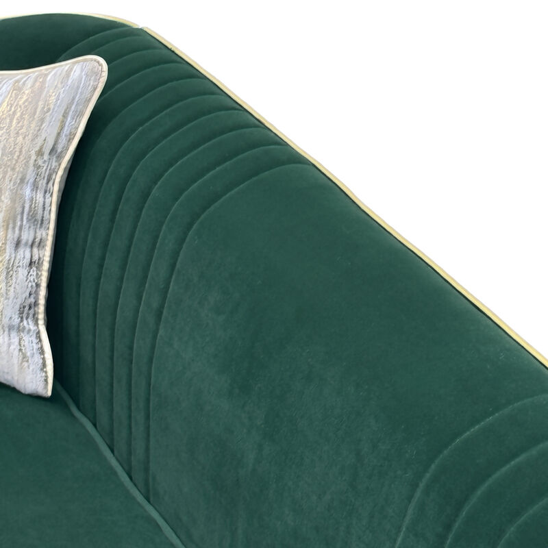 Grebol 3 Seater Velvet Sofa image number 5