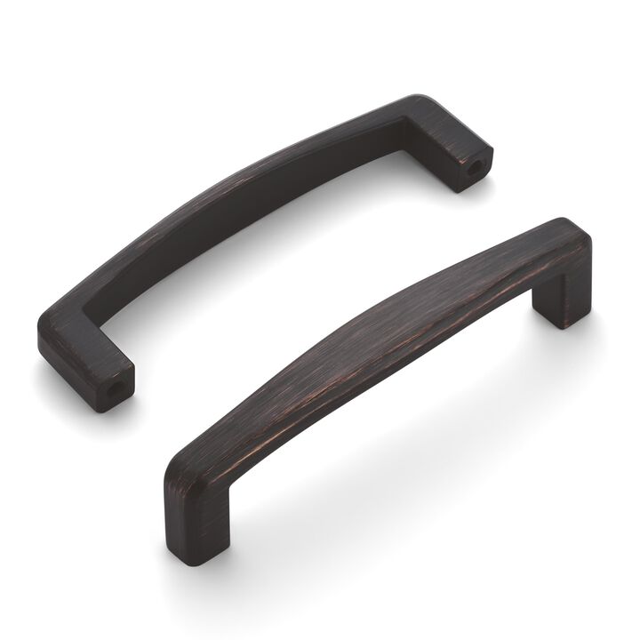 Hestia Hardware 10 Pack 3.75 Inch New Curved Modern Cabinet Bar Pulls