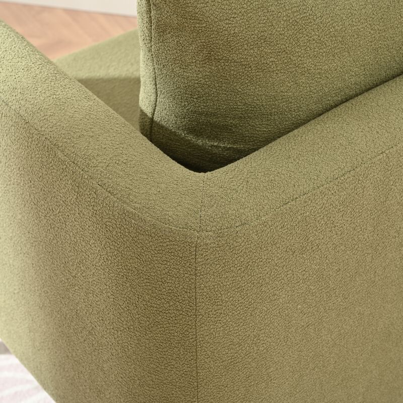 Merax Fabric Armchair Club Accent Chair for Living Room