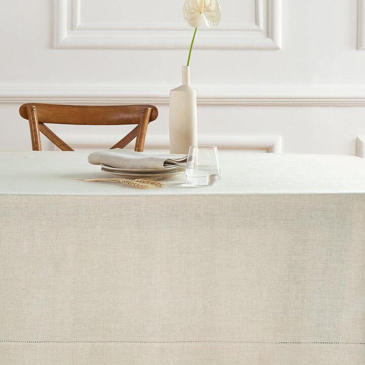 Linen Tablecloth - Sonoma Hemstitch