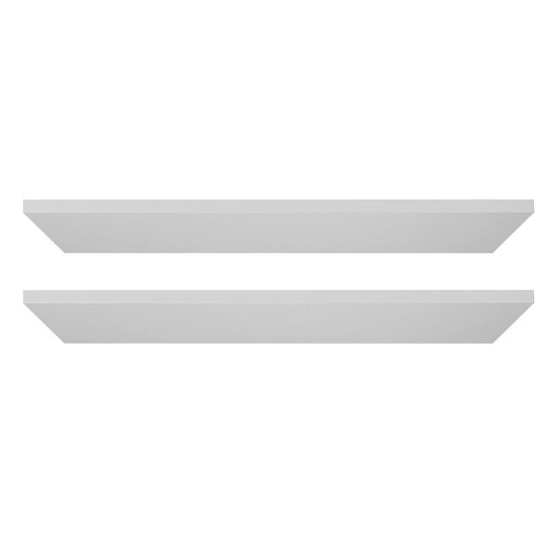 Wooden Cabinet Shelves 2 Piece Closet Replacement Shelf Boards image number 4