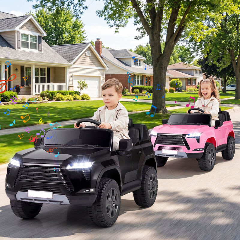 24V 4WD Kids Ride On Vehicle with Remote Control for Yard and Garden Play image number 1
