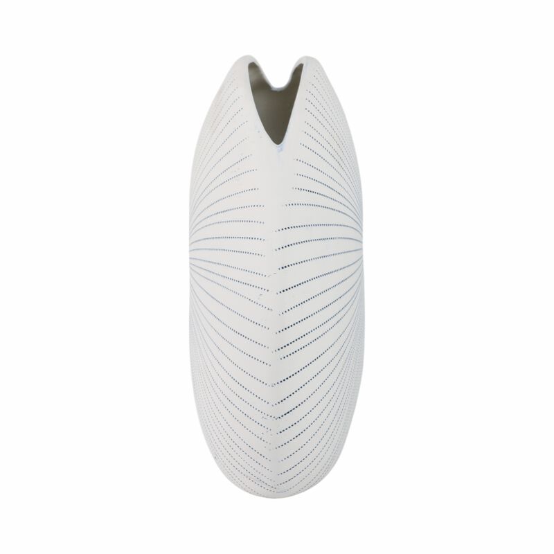 14x12" Round Dotted Shell Vase image number 2
