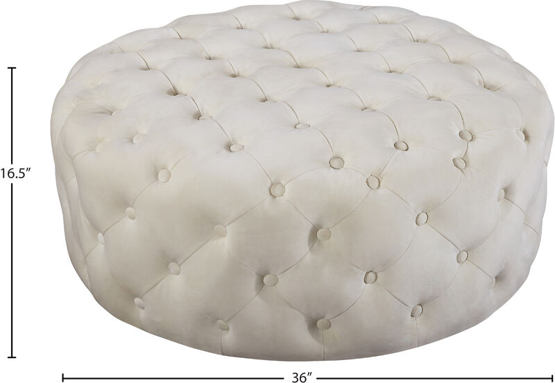 Meridian Furniture Addison Velvet Ottoman/Bench image number 2