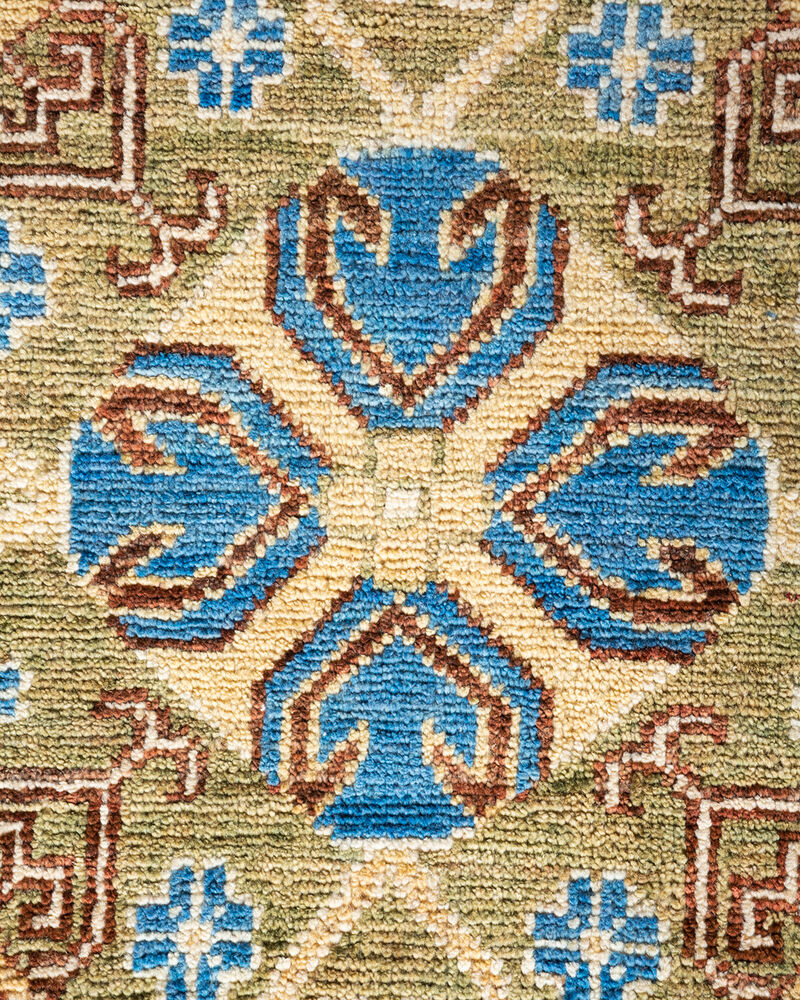Khotan, One-of-a-Kind Hand-Knotted Area Rug  - Ivory, 9' 0" x 11' 10"
