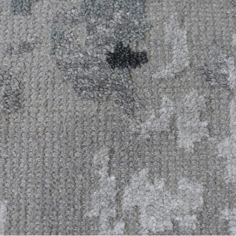 Rugsotic Carpets Hand Knotted Bamboo Silk & Wool Size Area Rug Abstract Size NWS121 image number 4