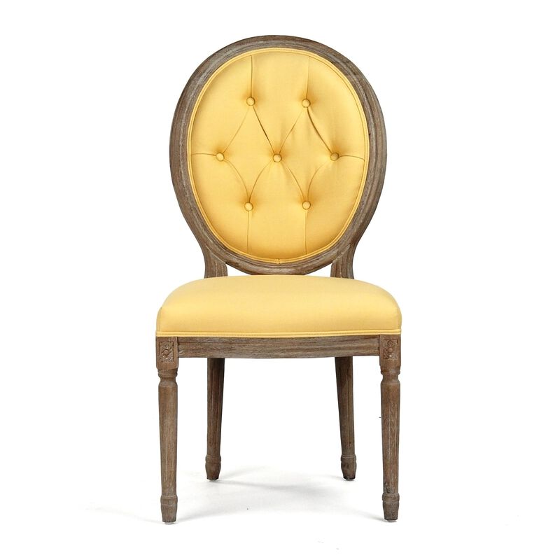 Medallion Tufted Back Side Chair image number 2