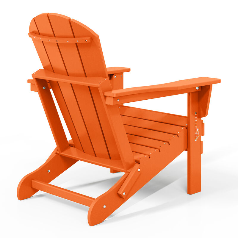 WestinTrends Westintrends 4-Piece set outdoor folding Poly Adirondack chair