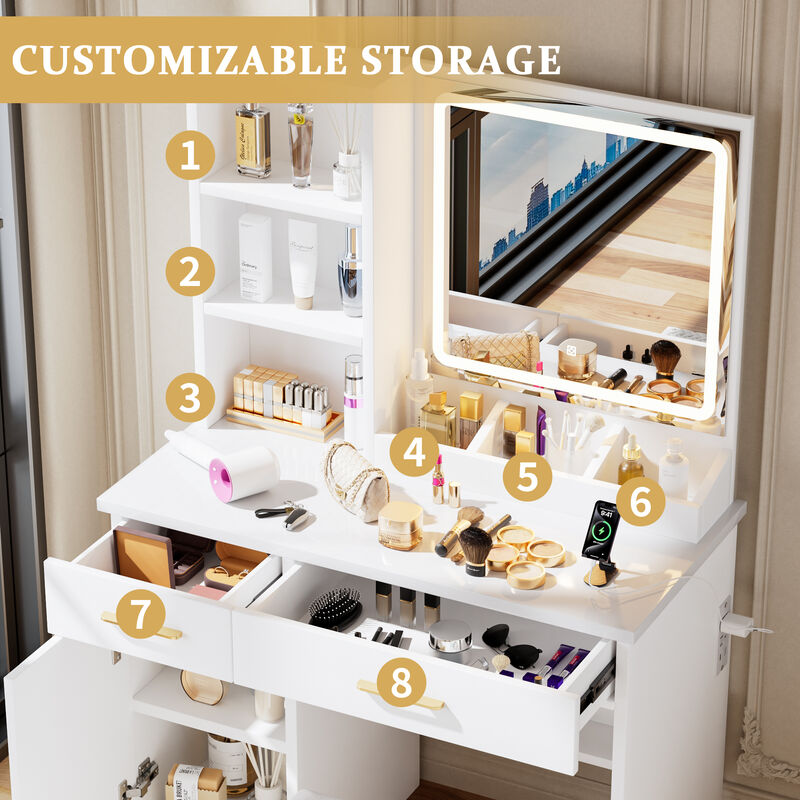 Hingvo Makeup Vanity Desk image number 3