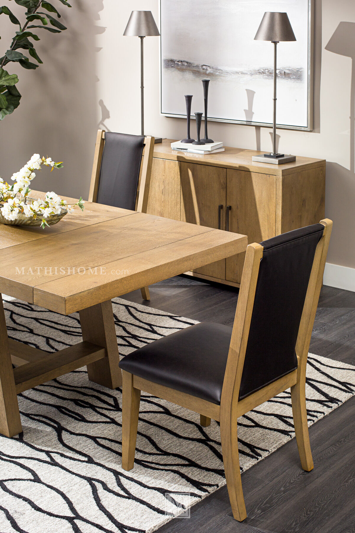 Orinda Brown Dining Table | Mathis Home