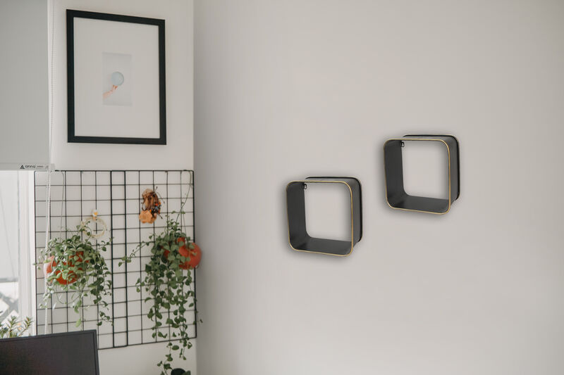 Stylish creative metal wall shelf/rack