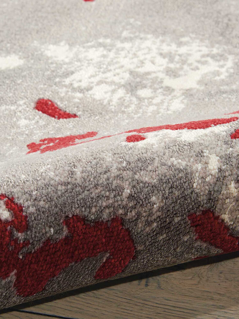 Twilight TWI21 Gray/Red 9'9" x 13'9" Rug