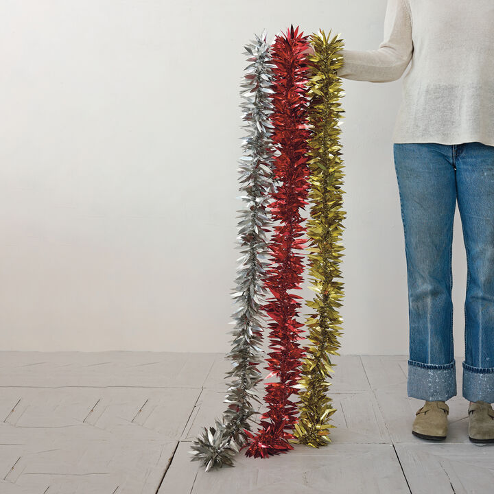 Gold Foil Leaf PVC Garland, 72"