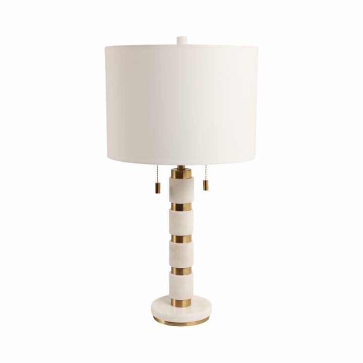 27x14" Stacked Marble Lamp