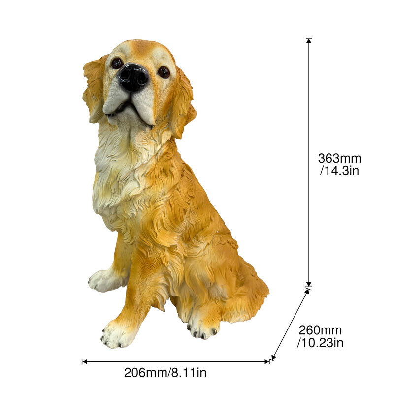 TATEUS Golden Retriever Garden Statue image number 6