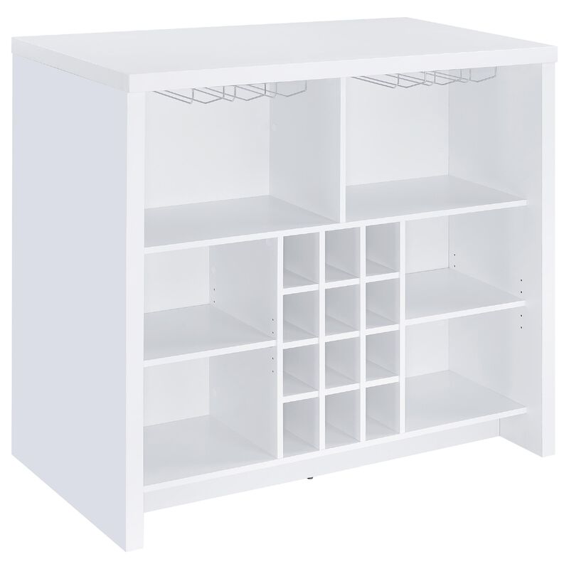 Anga Home Bar, 6 Shelves, 12 Bottle Holder, Stemware image number 4