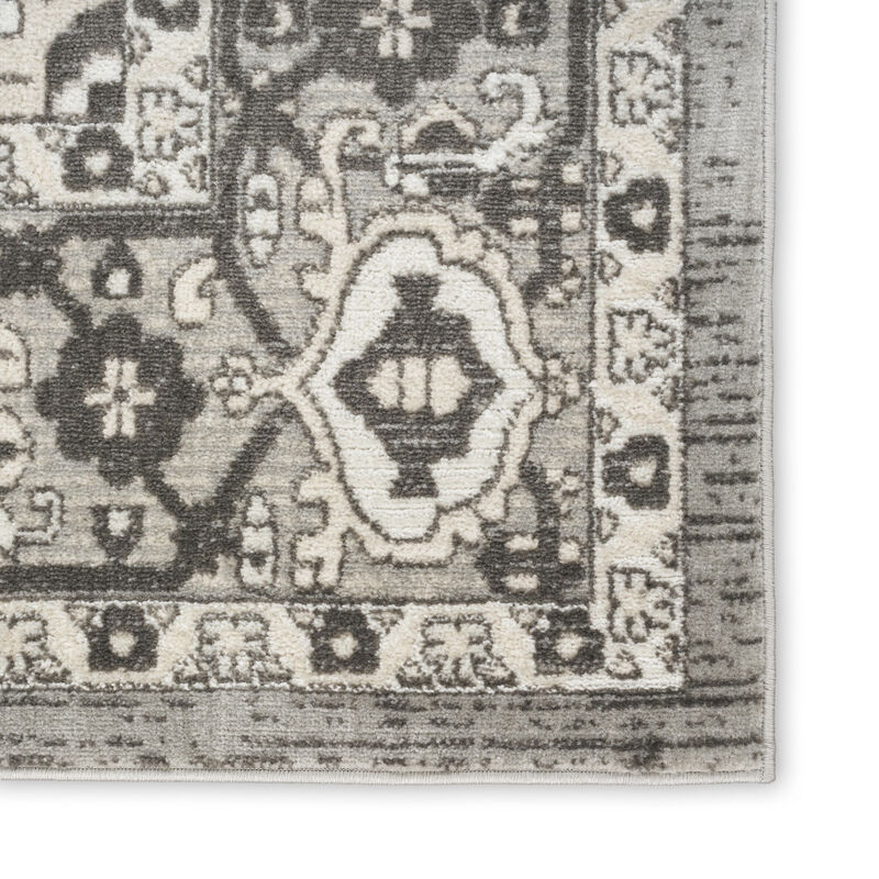 HomeRoots Medallion Distressed Runner Rug image number 2
