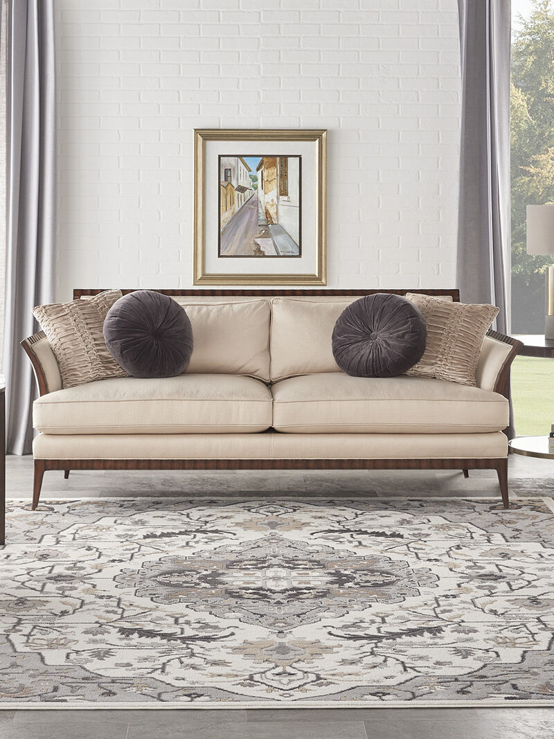 Elation ETN09 Ivory/Gray 9' x 12' Rug