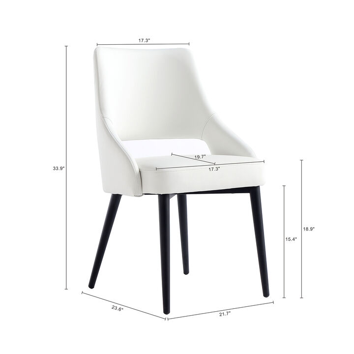 Tremont White Dining Chair
