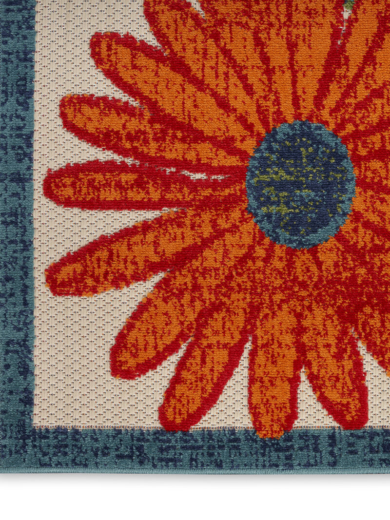 Aloha ALH33 Ivory/Multicolor 10' x 14' Rug