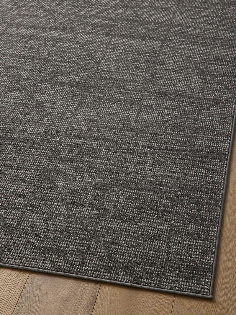 Kamala KAM06 Charcoal/Ivory 4' x 6' Rug