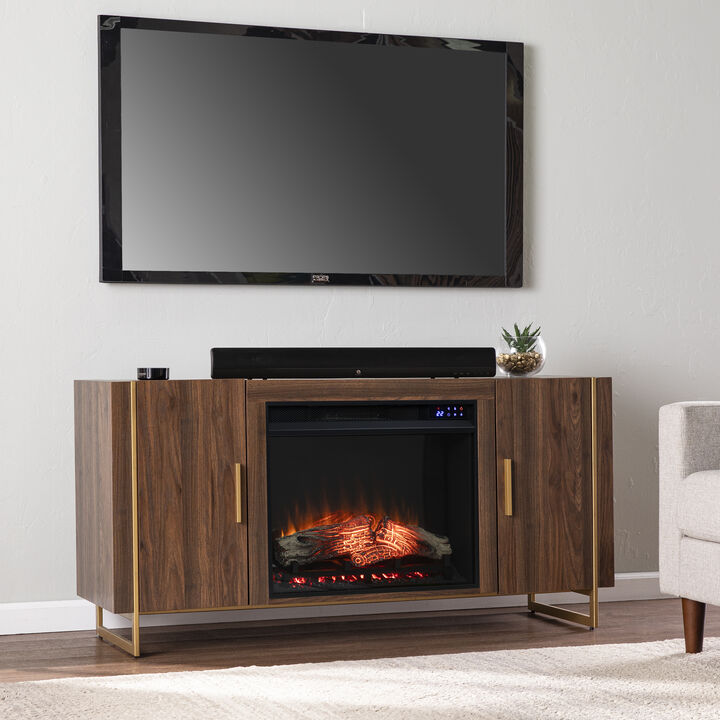 Everly Touch Fireplace Console