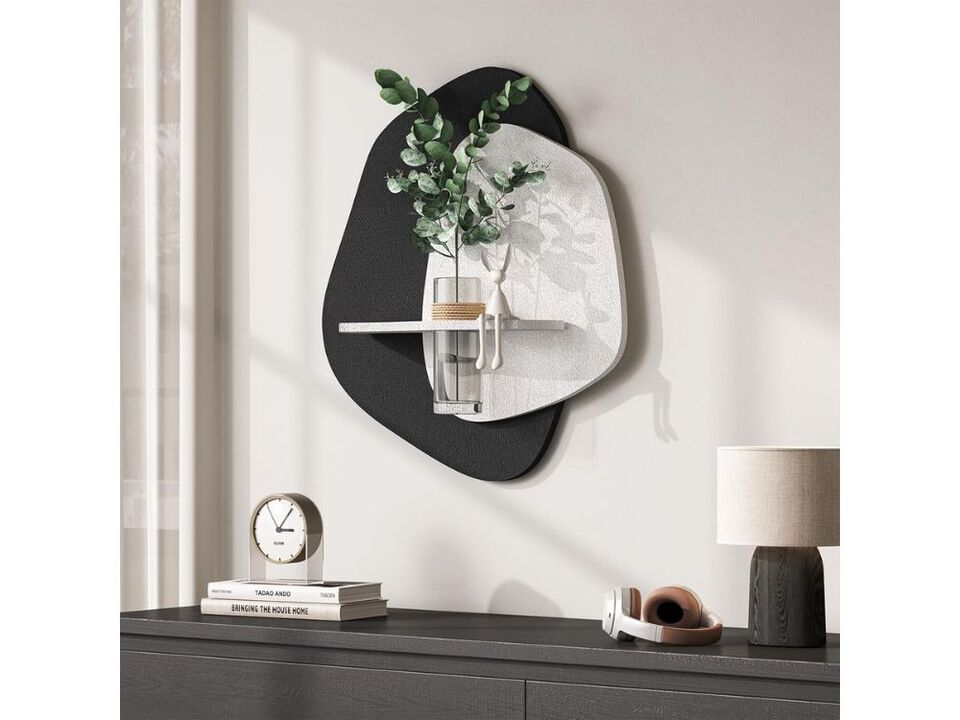 Black White Abstract Wall Art 3D Texture Decor for Living Room Bedroom Home
