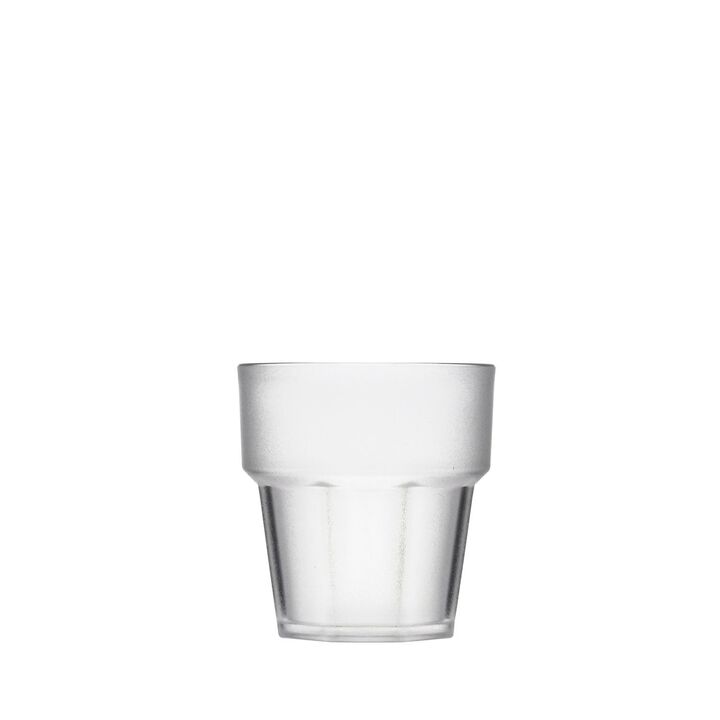 Polycarbonate Drinkware dia.3.25" h:3.5" 8 oz. Round Frosted Polycarbonate Tumbler (Set of 12)