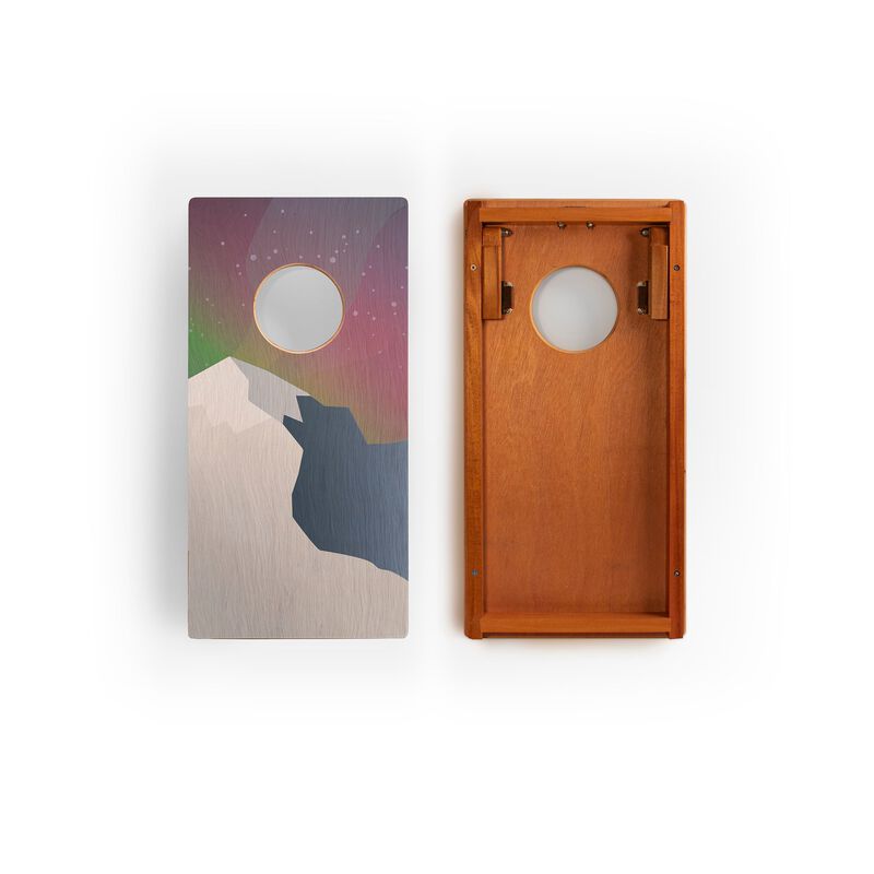 1ft x 2ft Graphic Wood Travel Cornhole Set | National Parks Inspired Collection image number 1