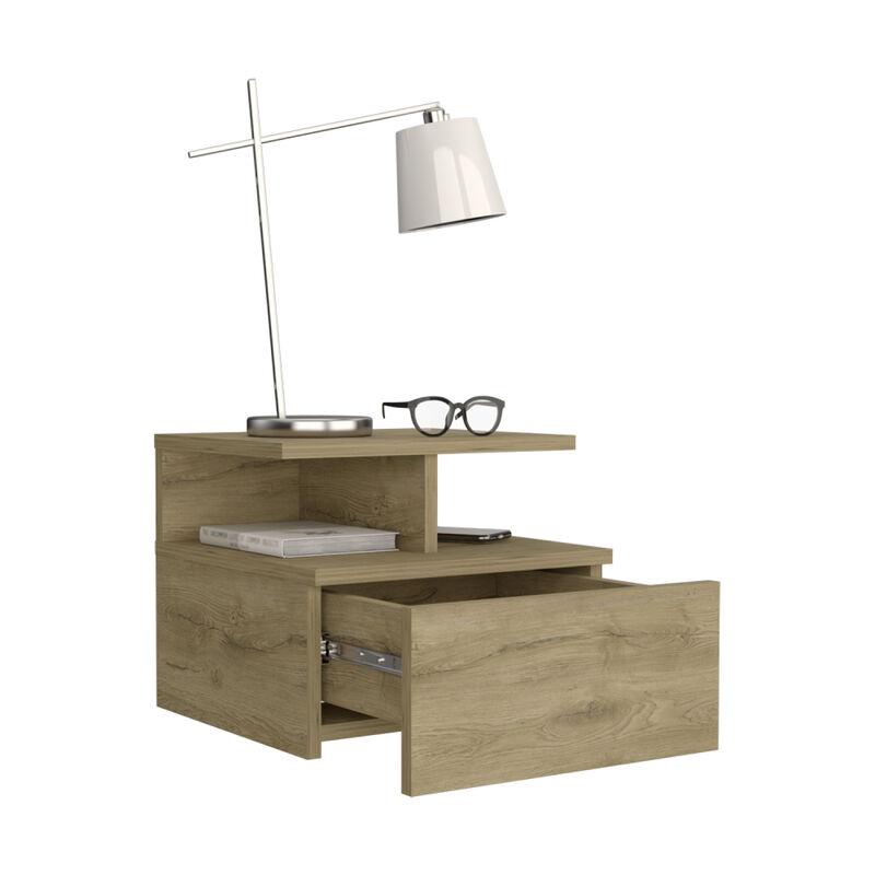 Streamdale Floating Nightstand Flopini, One Drawer, Macadamia Finish image number 3