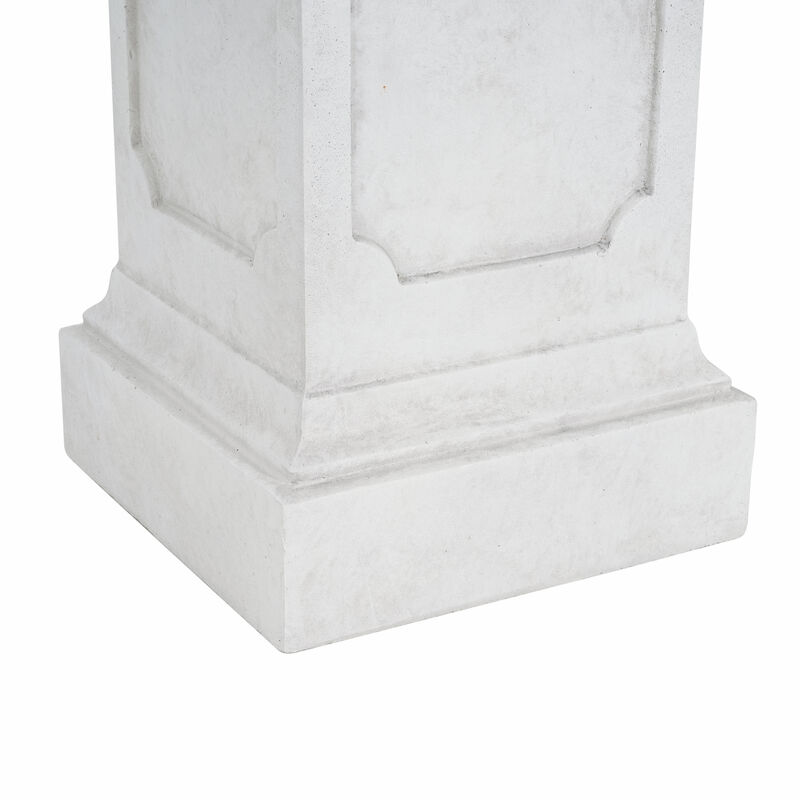 Christopher Knight Home Valemont 2 Piece Modern Patio Lightweight Concrete Plant Stand Set image number 7