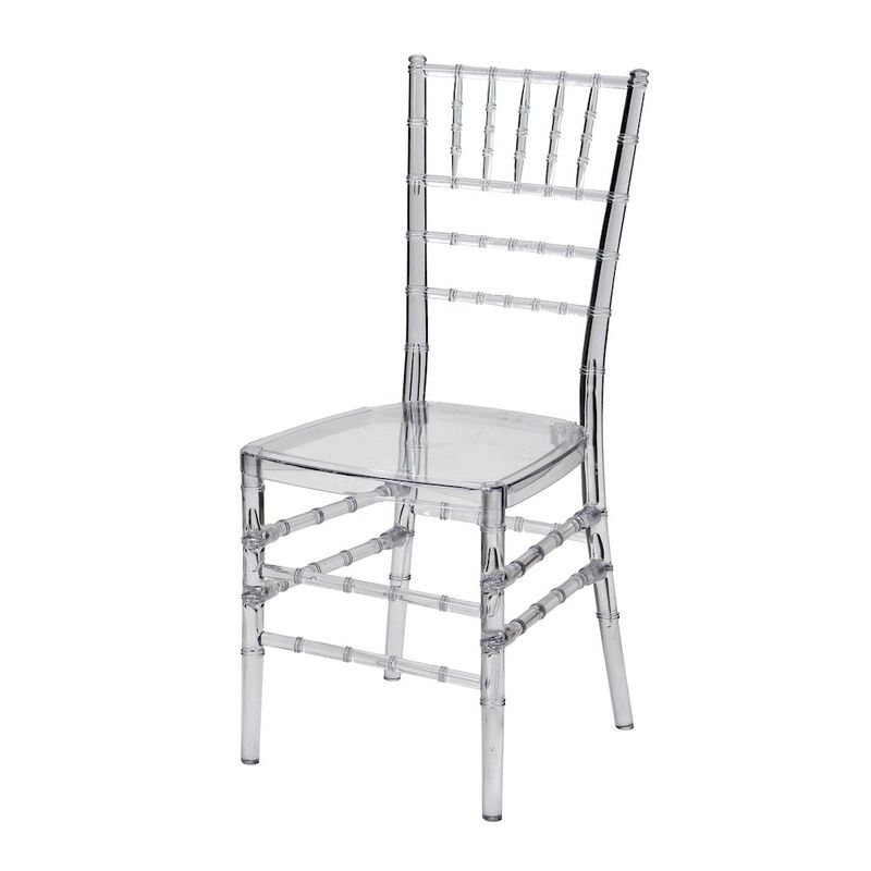 Commerical Seating Products Clear Chiavari Dining Chairs