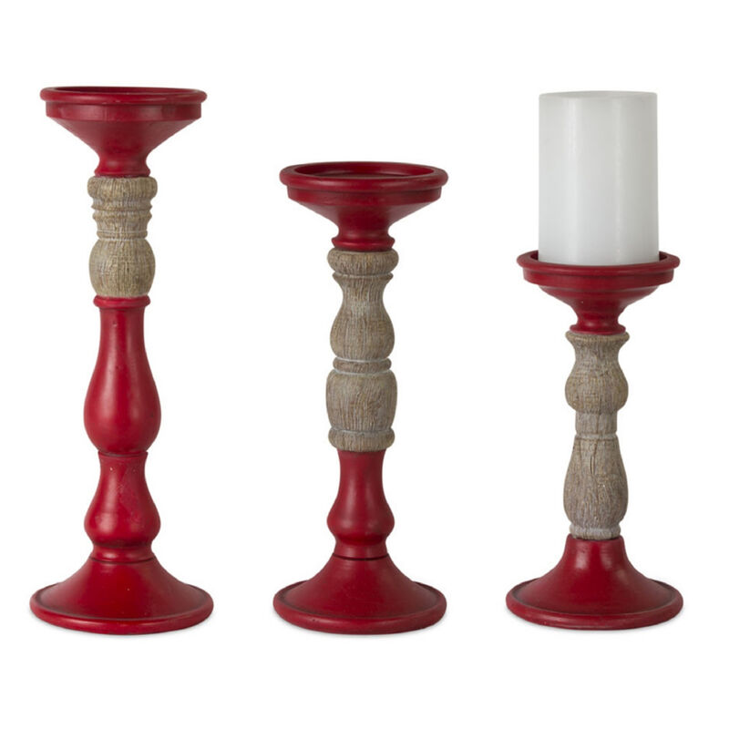 Set of 3 Decorative Candle Holders for Elegant Home Décor and Lighting