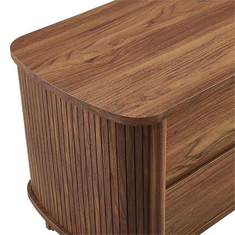Cadence Fluted 2-Drawer Nightstand in Color image number 7