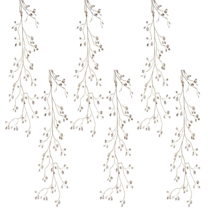 Vibrant Gemstone Garland Set (Set of 6)